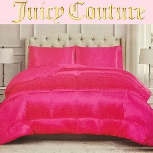 Juicy Couture Home Luxury Satin Down Alternative Queen Comforter